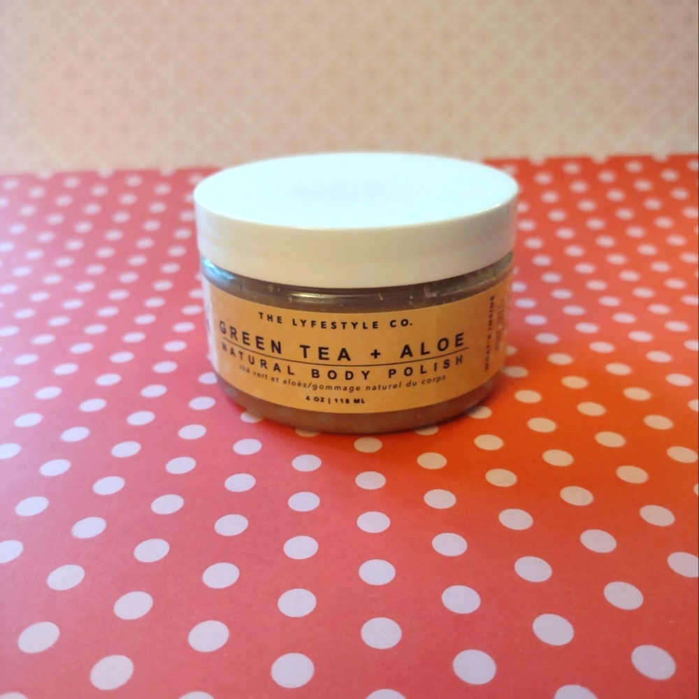 The Lyfestyle Co. Green Tea and Aloe Natural Body Polish